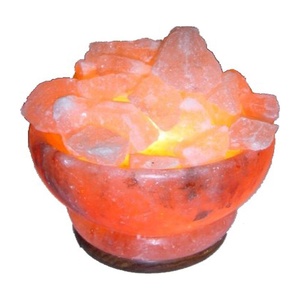 Cute Fire Bowl With Salt Round Mini <b>Balls</b> Himalayan Salt <b>Lamp</b>-Sian Enterprises - Product Image 3