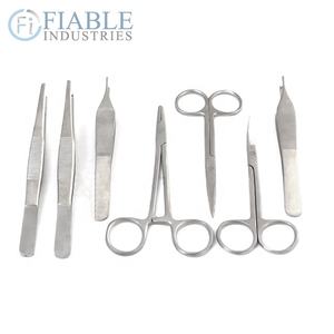 Kit de sutura básica de acero inoxidable, instrumentos quirúrgicos personalizados, Ce PK, 3 años de tamaños personalizados, Manual - Product Image 3