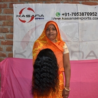 Extensions de cheveux humains à clipser, 100% cheveux indiens Remy bruts ondulés, double trame machine, couleur naturelle, 100g, pour femmes noires