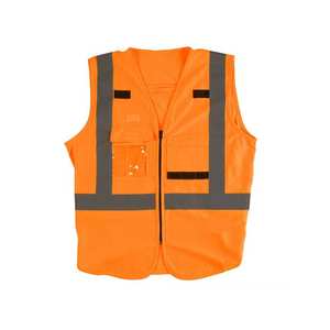 Ropa reflectante de seguridad para construcción, chaleco de trabajo de alta seguridad personalizado - Product Image 5