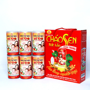 Súp ăn liền Việt Nam trong lon không chất bảo quản thịt lợn băm nhỏ và cháo bí ngô - Product Image 5