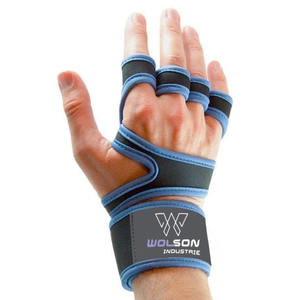 Gants de gymnastique pour hommes avec support de poignet intégré pour les entraînements Gants d'haltérophilie Gants d'exercice Fitness parfaits pour la dynamophilie. - Product Image 2