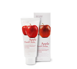 Crema de Manos Hidratante y Nutritiva 3W CLINIC Korea Cosmetic con Extracto de Manzana 100ml, Cuidado de Manos Suaves y Tersas, K-beauty - Product Image 2