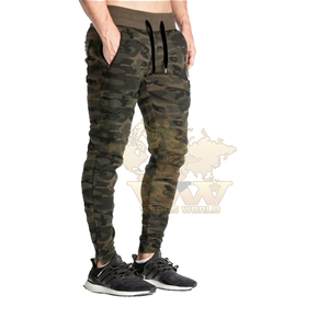 Men's Gym <b>Jogger</b> Trousers Comfortable Stretch Casual <b>Slim</b> Fit Canvas Fabric Drawstring Closure Mid Waist Flat Front OEM Service - Product Image 3