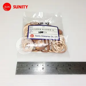 TAIWAN SUNITY Provides good electrical conductiivity 3T COPPER WASHER 16 2T for YANMAR marine diesel engines