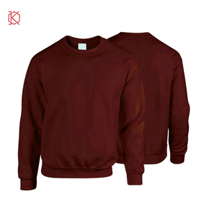 High Quality Mens Solid Cotton/Polyester Crew Neck Sweatshirt Plain Men's Crew Neck Hoodie - Product Image 6