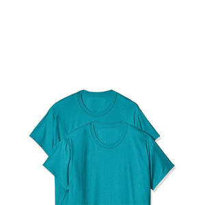 Alta calidad 210gsm algodón precio al por mayor logotipo personalizado cuello redondo ropa de verano liso Casual manga corta Hombre Camisetas 2024 - Product Image 3