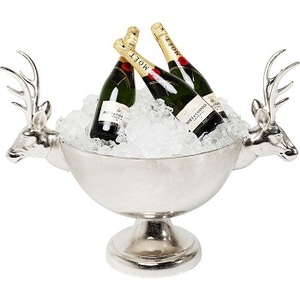 BOL CERF STAG EN ALUMINIUM PLAQUÉ ARGENT FINI MEILLEURE QUALITÉ CHAUDE BOL À GLACE EN ALUMINIUM DÉCORATIF - Product Image 6