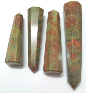 Obélisque Unakite: Obélisque Unakite à vendre Point de cristal de guérison naturelle - Product Image 1