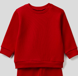 2023 haute qualité OEM enfants vêtements ensembles fille et garçon automne survêtements plaine survêtements pour enfants pour la saison d'automne - Product Image 2
