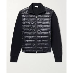 Blsqas en Nylon mélangé de coton pour hommes, 2021, couleur noire, veste bombardier, fermeture éclair et poches avec votre Logo personnel - Product Image 1