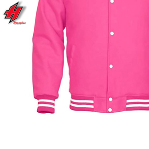 Chaqueta Varsity de lona para hombre Suéter de Chicago con diseño de letras personalizable para invierno - Product Image 4