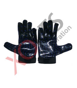 Guantes de fútbol americano con estampado personalizado, transpirables y de talla grande con diseño adhesivo en La Palma - Product Image 2
