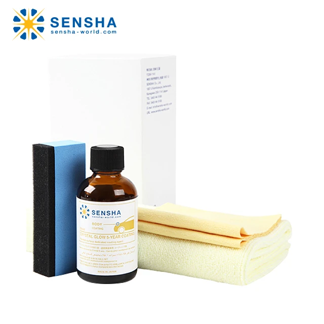 Кристаллическое блестящее покрытие с защитой от царапин, 5 лет, набор 50 мл