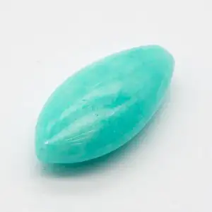 Loose Stone factory Natural Gemstone Teardrop Flat 10x20mm Amazonite Peru Briolette for designer