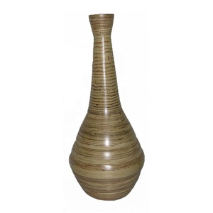 Jarrones de Bambú Ecológicos de Alta Calidad, Hechos a Mano, Duraderos, Técnica de Enrollado, Opción de Logotipo Personalizado, Decoración del Hogar, Estilo Antiguo Vietnamita - Product Image 2