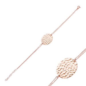 Geometric <b>Bracelet</b> Trendy Fashion Shape Hammered 925 Silver Sterling Wholesale Women Jewelry for Woman - Product Image 1