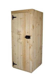 Armoire de selle à porte unique pour hommes, 2 supports de siège - Product Image 4