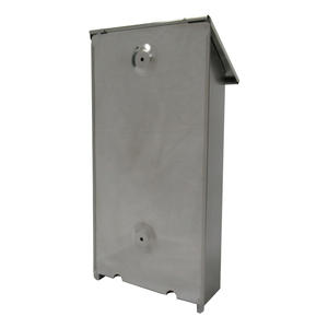 Buzón de Pared Plateado para Apartamento, Tamaño Compacto, Acero Inoxidable, Duradero, Resistente a la Oxidación, Green Life PH-10H, Admite Múltiples Correos - Product Image 3