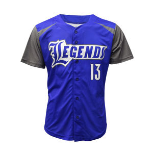 2025 venta al por mayor ligero recién llegado estampado jersey de béisbol para hombres uniforme de béisbol personalizado - Product Image 2