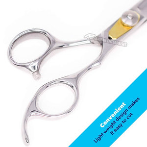 Tijeras de Barbero Profesionales de Acero Inoxidable de Alta Calidad, 6.5 Pulgadas de Largo, con Tornillo de Ajuste Fino, Calidad de Salón, Tijeras Premium - Product Image 3
