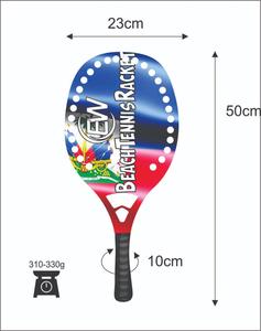 ไม้ตีเทนนิสชายหาดไม้พายชายหาดทำจากคาร์บอนที่กำหนดเอง/ไม้พาย Padel พร้อมโลโก้และการผสมสีของคุณ - Product Image 4