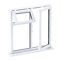 Fenêtre PVC insonorisée WANJIA, fenêtre en plastique moderne sur mesure, fenêtre en PVC coupe-vent pour villa