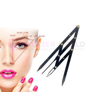 Regla Proporcional Dorada para Cejas Permanentes, Guía de Medición Simétrica para Tatuaje de Cejas, Herramienta de Medición - Product Image 2