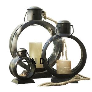 Metal Handmade Eco-Friendly Christmas Vintage <b>Hanging</b> Candle Lantern Home <b>Garden</b> Decoration - Product Image 2