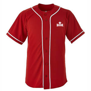 2021 últimos diseños de Jersey de béisbol completo abotonado venta al por mayor logotipo personalizado - Product Image 3