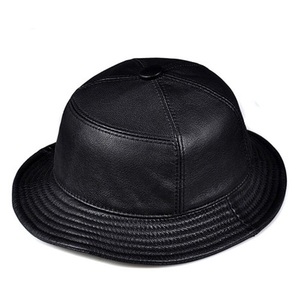 หมวกถังหนังแท้แฟชั่นเกาหลีสำหรับทุกเพศตามมาตรฐานสากล - Product Image 2