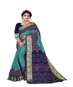 Banarasi Soie Sarees Fête Porter Mariage Indien Ethnique - Product Image 4