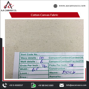 New Superb Design Hot Selling 10 Ounce Pure Cotton Eco-Friendly <b>White</b> <b>Canvas</b> Calico Duck Fabric Home Decor Curtains Bags Boys - Product Image 3