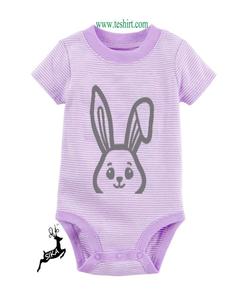 Lindo Mono Azul para Bebé con Estampado de Papá Noel, 100% Algodón Orgánico, Manga Corta, Cuello Redondo, Cierre de Botones a Presión, para Bebés, Otoño - Product Image 2