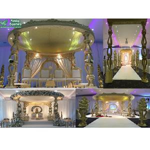 Mandap en bois pour mariage, occasion de rêve, Leicester, mandap en bois de mariage de qualité supérieure, mandap en bois de mariage asiatique de luxe au Royaume-Uni, New York - Product Image 1