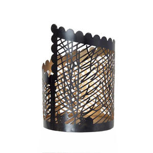 Portavelas Decorativo de Diseño Exclusivo para Mesa, Centro de Mesa para Bodas, Portavelas Chapado en Oro, Diseño Moderno - Product Image 6