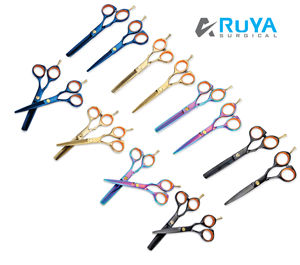 Tijeras de peluquería de arco iris, tijeras de corte de pelo J2 de acero inoxidable, 440c, 7 pulgadas, CE - Product Image 6