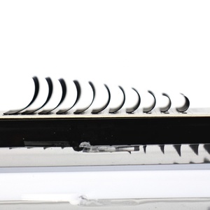 Eyelash Extensions Custom Curl 0.06mm 0.07mm Thickness 15-20mm Easy Fan <b>Lashes</b> Light Healthy Glue <b>Adhesive</b> Korean Material - Product Image 3