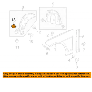 Écrou de protection pour <span class=keywords><strong>Mercedes</strong></span> Benz <span class=keywords><strong>R107</strong></span> et W211, 10 pièces, OEM 0049943145, compartiment inférieur de moteur - Product Image 5