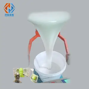 Harga Rtv2 Putih Karet Silicone Cair untuk Cetakan Membuat Timah Menyembuhkan Silikon Vulkanisir Pada Suhu Kamar