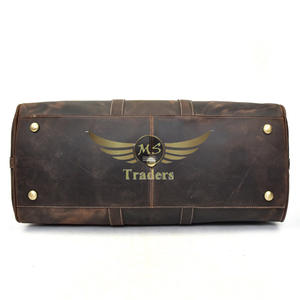 Bolsa de lona de cuero de negocios con gran capacidad, bolsa de lona personalizada OEM, bolsa de cuero de lona de viaje para hombres y mujeres para viaje - Product Image 3