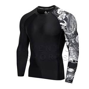 Protecteur de Rash pour hommes, conception personnalisée, haute qualité, tissu respirant 100% Polyester, offre spéciale - Product Image 3