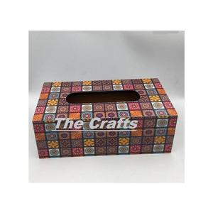Caja de pañuelos de madera de la mejor calidad, servilletero multicolor para accesorios de mesa de Hotel, caja de pañuelos a bajo precio - Product Image 1