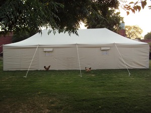 Tienda de lona de algodón impermeable de 20 personas grande de la mejor calidad para acampar al aire libre temperatura de campo Hospital y uso escolar - Product Image 4