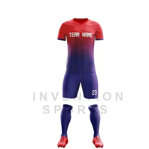 Neueste Design Herren Sport Fußball uniform New Style Custom Sublimation Fußball uniform Mannschafts sport uniform