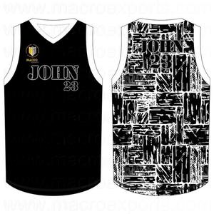 Maillots de basket-ball personnalisables de haute qualité, respirants, imprimés par transfert thermique, sans manches, grandes tailles, séchage rapide, unisexe, sport - Product Image 5