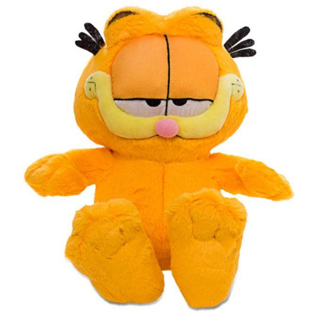 classical cartoon stuffed plush baby yellow cat