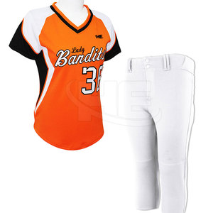Ensemble de boule Softball avec impression par Sublimation, uniforme de Baseball pour femmes, vente en gros, - Product Image 6