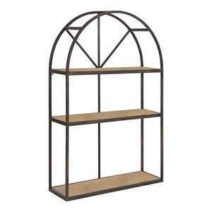 Deep Creek Arched Hanging Wall Shelf Storage Metal Tiered Shelf (3 Shelves)