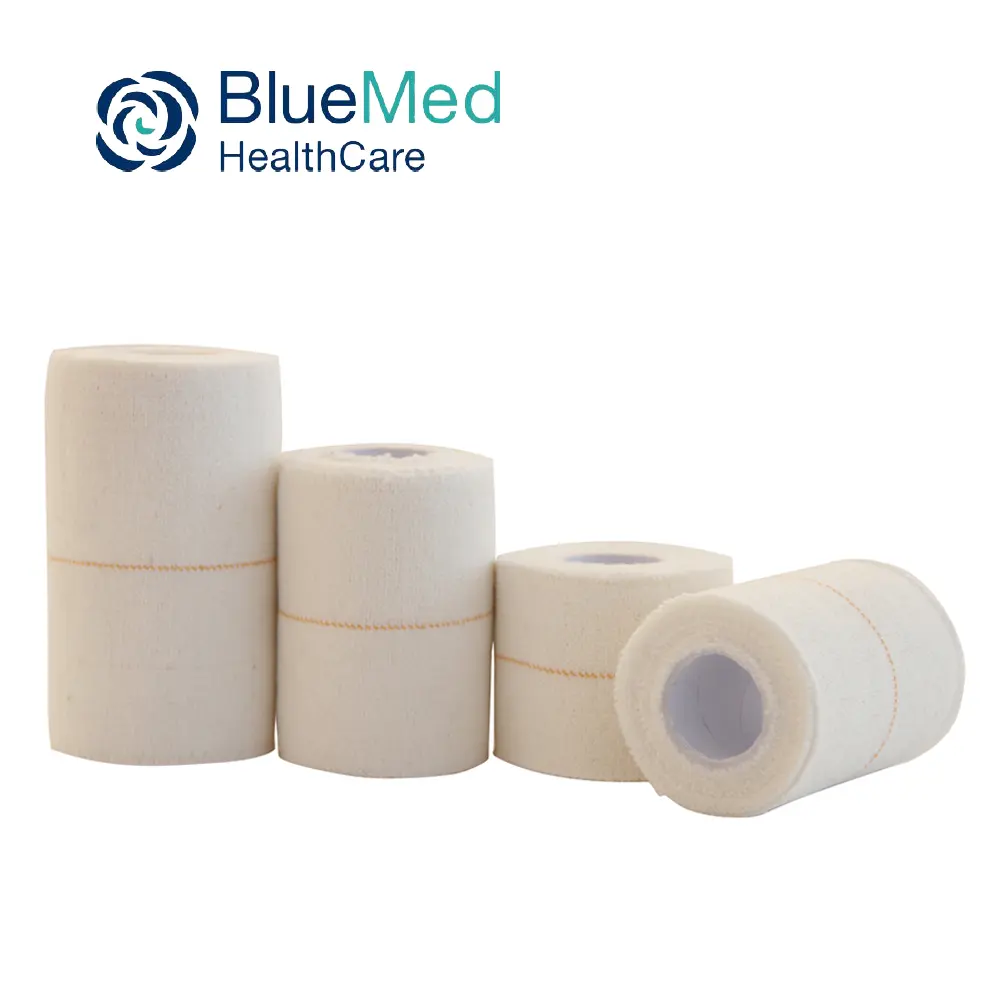 Bluenjoy ataduras adesivas elásticas estéril, popular, para esportes ao ar livre e correção ortopédica, bandagens adesivas